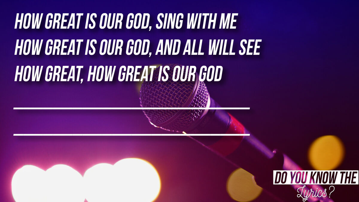 Do You Know the Lyrics Worship Edition image number null